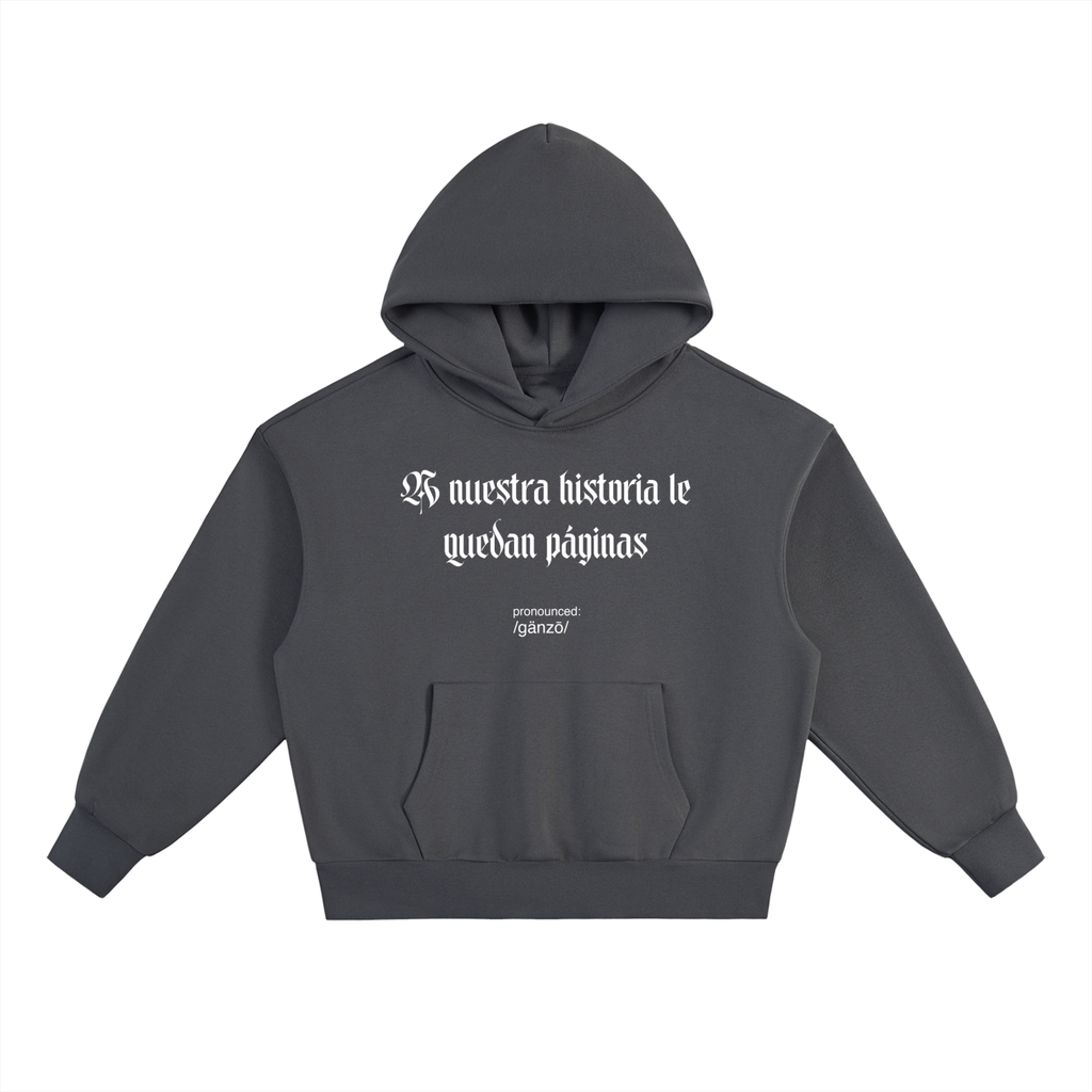 A nuestra historia le quedan páginas Dark Grey Hoodie