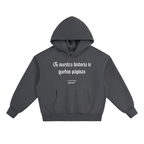 A nuestra historia le quedan páginas Dark Grey Hoodie