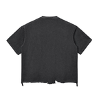 Pronounced ɡänzō Raw T-Shirt Black