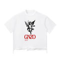 Pronounced ɡänzō Raw T-Shirt White