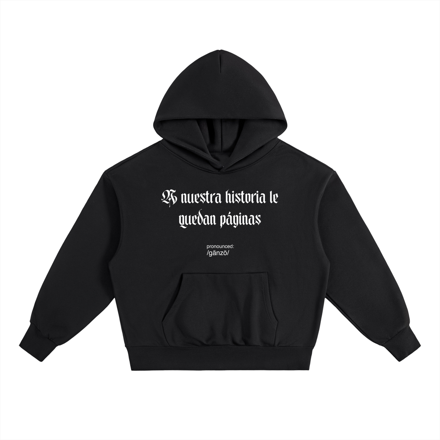 A nuestra historia le quedan páginas Black Hoodie